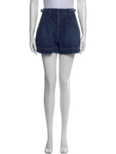 Pre-owned Veronica Beard Mini Shorts In Blue