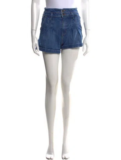 Pre-owned Veronica Beard Mini Shorts In Blue