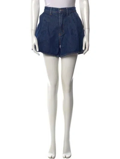 Pre-owned Veronica Beard Mini Shorts In Blue