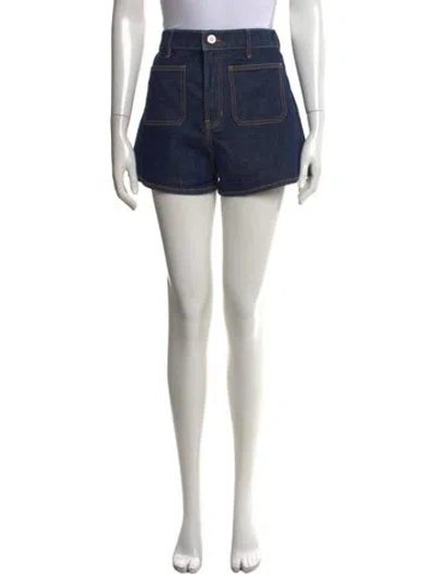 Pre-owned Veronica Beard Mini Shorts In Blue