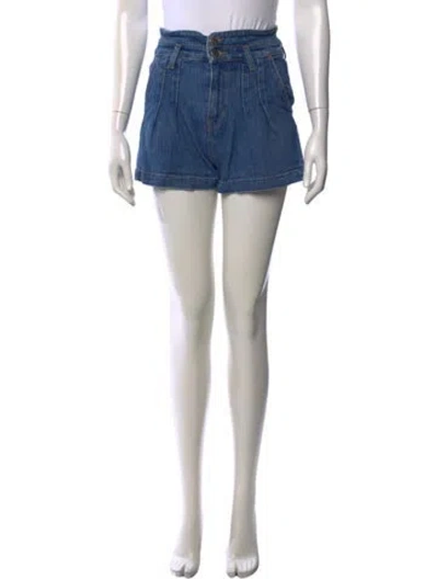 Pre-owned Veronica Beard Mini Shorts In Blue