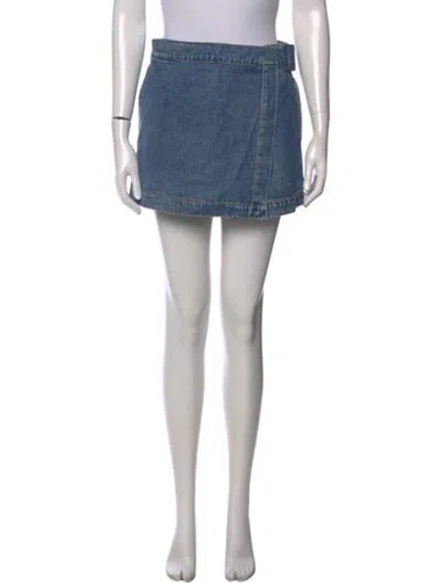 Pre-owned Veronica Beard Mini Shorts In Blue
