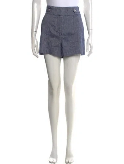 Pre-owned Veronica Beard Mini Shorts In Blue
