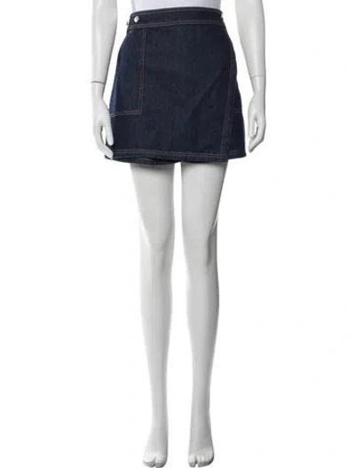 Pre-owned Veronica Beard Mini Shorts In Blue