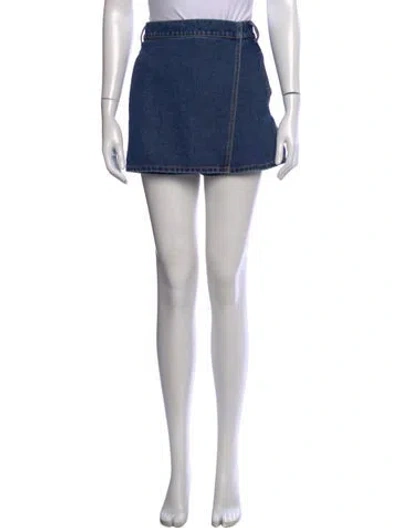 Pre-owned Veronica Beard Mini Shorts In Blue