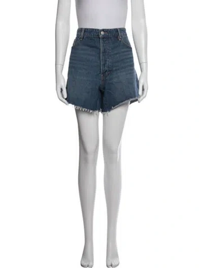 Pre-owned Veronica Beard Mini Shorts In Blue