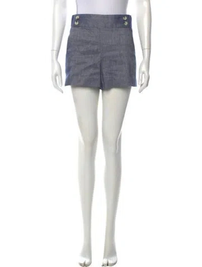 Pre-owned Veronica Beard Mini Shorts In Blue