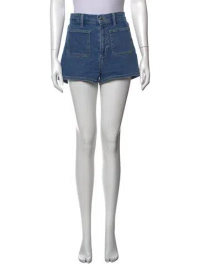 Pre-owned Veronica Beard Mini Shorts In Blue