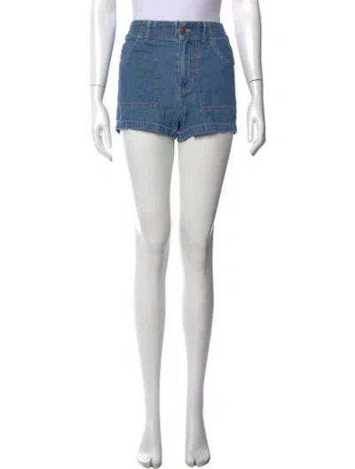 Pre-owned Veronica Beard Mini Shorts In Blue