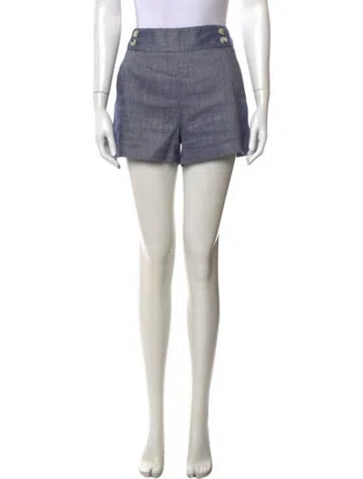 Pre-owned Veronica Beard Mini Shorts In Blue