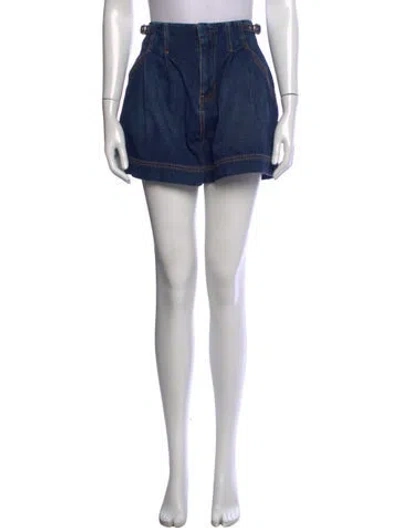 Pre-owned Veronica Beard Mini Shorts In Blue