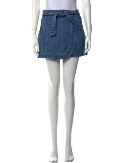 Pre-owned Veronica Beard Mini Shorts In Blue