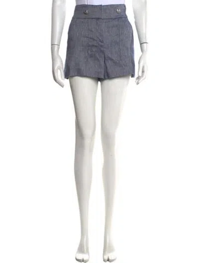 Pre-owned Veronica Beard Mini Shorts In Blue