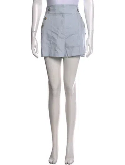 Pre-owned Veronica Beard Mini Shorts In Blue
