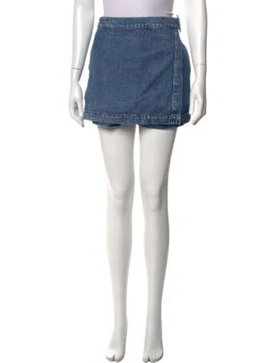 Pre-owned Veronica Beard Mini Shorts In Blue