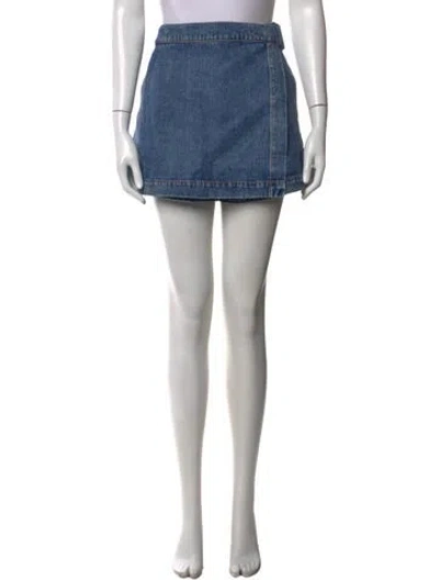 Pre-owned Veronica Beard Mini Shorts In Blue