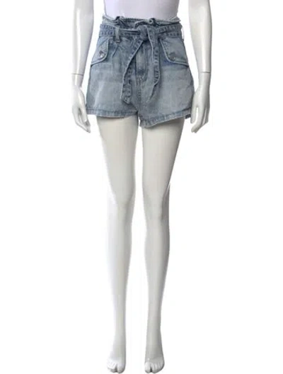 Pre-owned Veronica Beard Mini Shorts In Blue