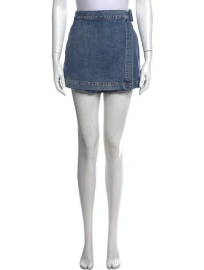 Pre-owned Veronica Beard Mini Shorts In Blue