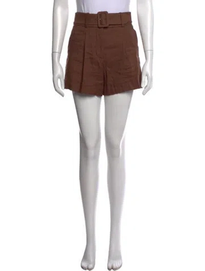 Pre-owned Veronica Beard Mini Shorts In Brown