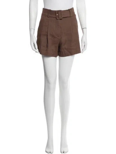 Pre-owned Veronica Beard Mini Shorts In Brown