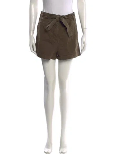 Pre-owned Veronica Beard Mini Shorts In Green