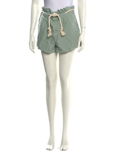 Pre-owned Veronica Beard Mini Shorts In Green