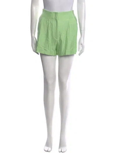 Pre-owned Veronica Beard Mini Shorts In Green