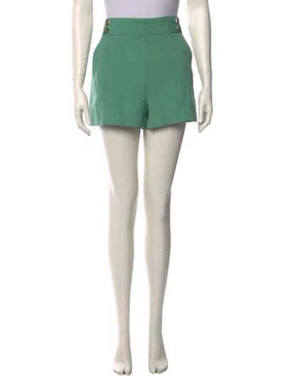 Pre-owned Veronica Beard Mini Shorts In Green