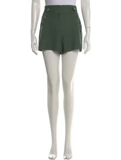 Pre-owned Veronica Beard Mini Shorts In Green
