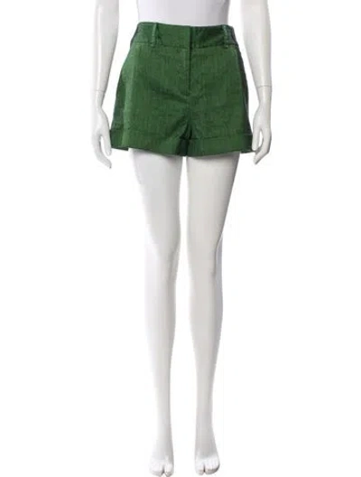 Pre-owned Veronica Beard Mini Shorts In Green