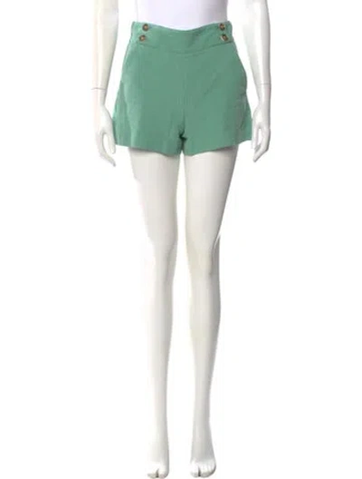 Pre-owned Veronica Beard Mini Shorts In Green