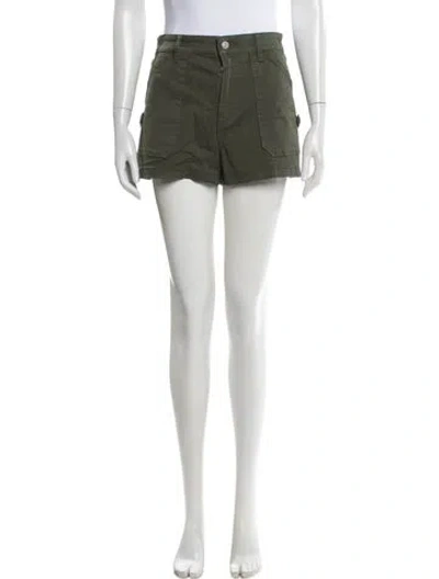 Pre-owned Veronica Beard Mini Shorts In Green