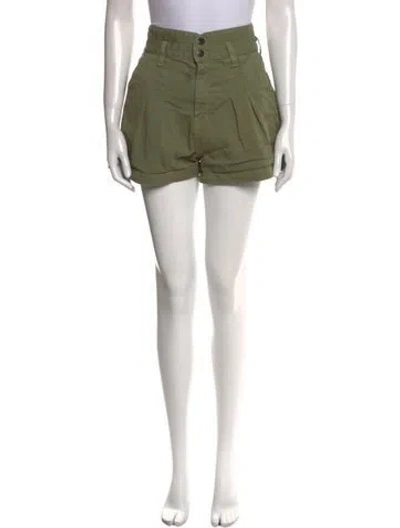 Pre-owned Veronica Beard Mini Shorts In Green