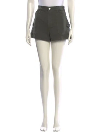 Pre-owned Veronica Beard Mini Shorts In Green