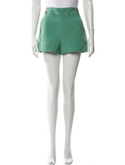 Pre-owned Veronica Beard Mini Shorts In Green