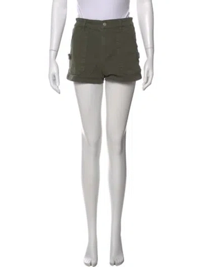 Pre-owned Veronica Beard Mini Shorts In Green