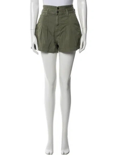 Pre-owned Veronica Beard Mini Shorts In Green