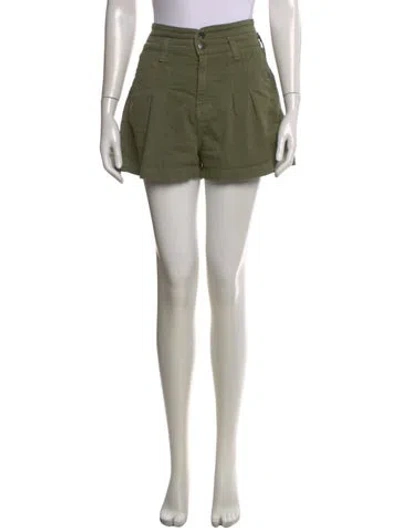 Pre-owned Veronica Beard Mini Shorts In Green