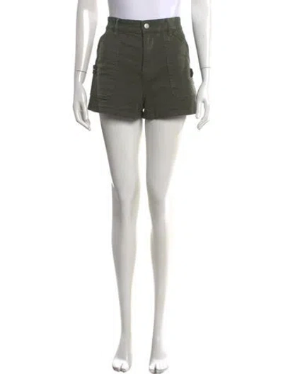 Pre-owned Veronica Beard Mini Shorts In Green