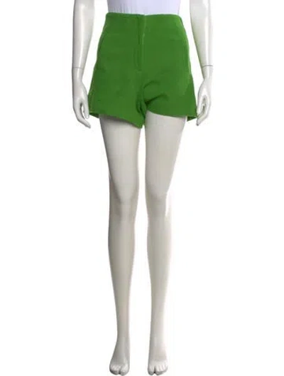 Pre-owned Veronica Beard Mini Shorts In Green