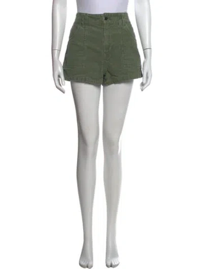 Pre-owned Veronica Beard Mini Shorts In Green