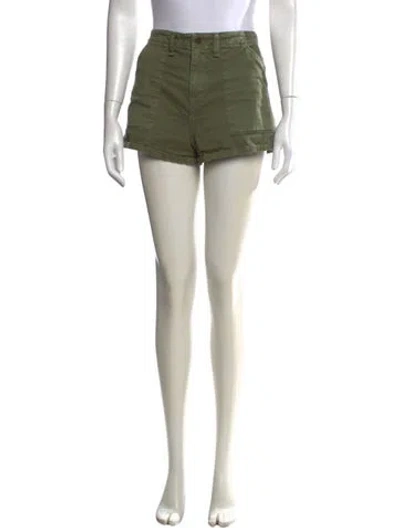 Pre-owned Veronica Beard Mini Shorts In Green