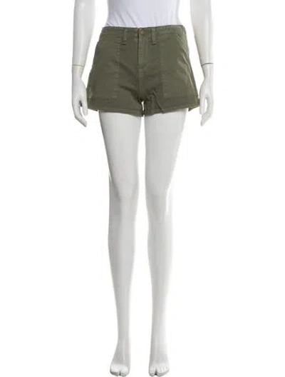 Pre-owned Veronica Beard Mini Shorts In Green