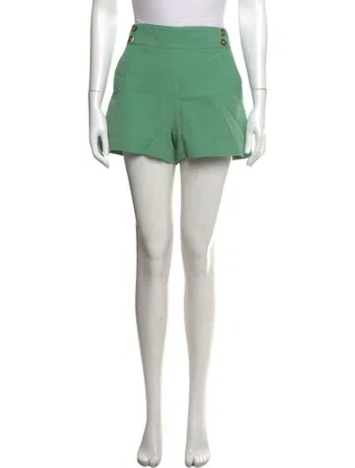 Pre-owned Veronica Beard Mini Shorts In Green