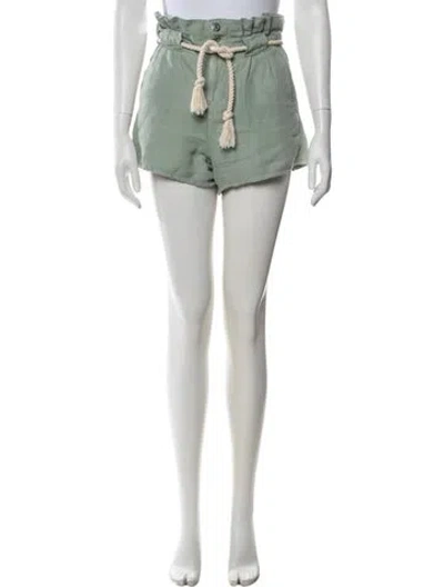 Pre-owned Veronica Beard Mini Shorts In Green