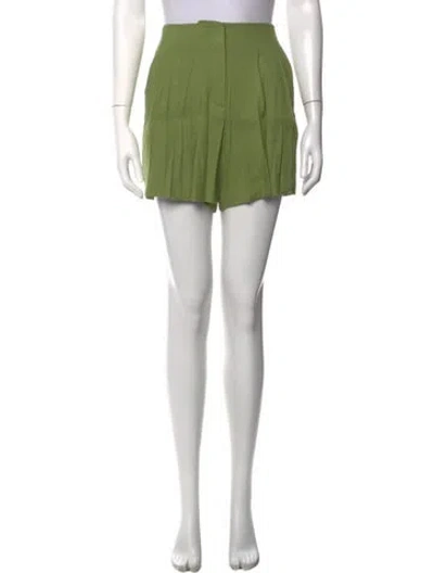Pre-owned Veronica Beard Mini Shorts In Green
