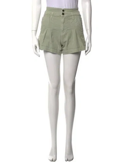 Pre-owned Veronica Beard Mini Shorts In Green