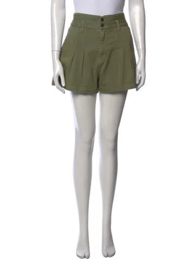 Pre-owned Veronica Beard Mini Shorts In Green