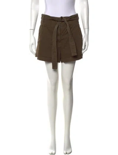 Pre-owned Veronica Beard Mini Shorts In Green