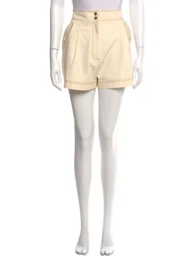 Pre-owned Veronica Beard Mini Shorts In Neutral